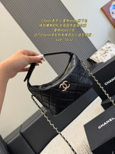 Load image into Gallery viewer, CC1453 Chanel Quilted Hobo Underarm Bag / 15 x 12 cm