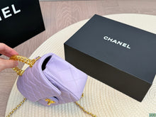 Load image into Gallery viewer, CC973 Mini Flap Bag with Top Handle / 4.7 × 7.8 × 2.3 in