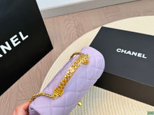 Load image into Gallery viewer, CC973 Mini Flap Bag with Top Handle / 4.7 × 7.8 × 2.3 in