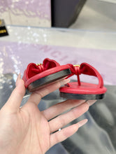 Load image into Gallery viewer, SE1757 CHANEL Double C Logo Camellia Thong Sandals / Size 5-11