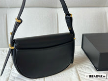 Load image into Gallery viewer, PD287 Prada Arqué Leather Shoulder Bag with Flap / 9x4.7x2.3inch