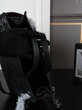 Load image into Gallery viewer, CC1459 CHANEL Vintage Caviar Chain Tote / 31 x 25 cm