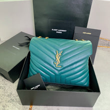 Load image into Gallery viewer, YSK271 Medium Loulou in Quilted Leather / HIGHEST QUALITY VERSION / 12.5 x 8.6 x 3.5 INCHES