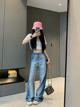 Load image into Gallery viewer, CLTH403 Monogram Jeans / SizeS/M/L