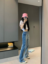 Load image into Gallery viewer, CLTH403 Monogram Jeans / SizeS/M/L