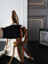 Load image into Gallery viewer, CC1460 CHANEL Canvas Chain Tote & Pouch Set / Large: 37 x 29 cm, Small: 31 x 24 cm
