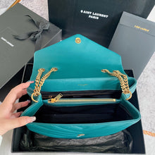 Load image into Gallery viewer, YSK269 Medium Loulou in Quilted Leather / HIGHEST QUALITY VERSION / 12.5 x 8.6 x 3.5 INCHES