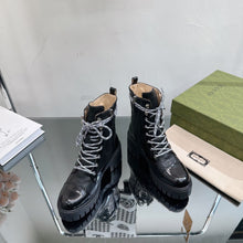 Load image into Gallery viewer, SE1219 Women's GG Matelassé Lace-up Boot / Size5-10