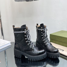 Load image into Gallery viewer, SE1219 Women's GG Matelassé Lace-up Boot / Size5-10