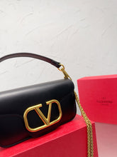 Load image into Gallery viewer, VLTN079 LOCÒ SMALL SHOULDER BAG / W7.8xH4.3xD1.9 in.