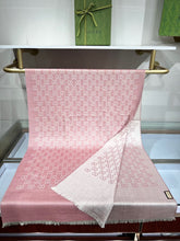 Load image into Gallery viewer, CLTH339 GG Wool Shawl with Web / 70X200cm(27.5x78.7in)