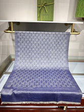 Load image into Gallery viewer, CLTH340 GG Wool Shawl with Web / 70X200cm(27.5x78.7in)