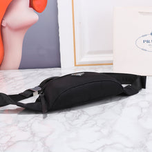 Load image into Gallery viewer, PD361 Re-Nylon and Leather Shoulder Bag / 10.2x4.7x2.7inch