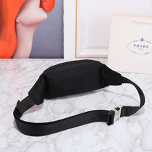 Load image into Gallery viewer, PD361 Re-Nylon and Leather Shoulder Bag / 10.2x4.7x2.7inch