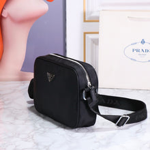Load image into Gallery viewer, PD363 Prada & Adidas Re-Nylon and Leather Shoulder Bag / 9.8x7.5x2.7inch