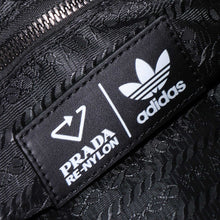 Load image into Gallery viewer, PD363 Prada & Adidas Re-Nylon and Leather Shoulder Bag / 9.8x7.5x2.7inch