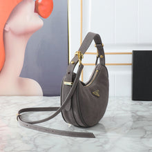 Load image into Gallery viewer, PD364 Prada Arqué Small Leather Shoulder Bag / 8.9x7.3x2.3inch