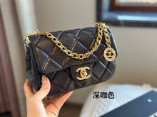 Load image into Gallery viewer, CC924 Mini Flap Bag / 4.5 × 6.6 × 2 in