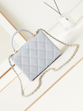 Load image into Gallery viewer, CC928 Flap Bag with Top Handle / 6.3x8.3x3.1inch / HIGHEST QUALITY VERSION