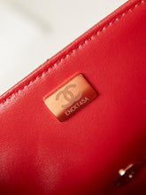 Load image into Gallery viewer, CC930 Flap Bag with Top Handle / 6.3x8.3x3.1inch / HIGHEST QUALITY VERSION