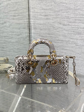 Load image into Gallery viewer, DR532 Small Lady D-Joy Bag(Snakeskin) / 8.5 x 4.5 x 2.5 inches / HIGHEST QUALITY VERSION