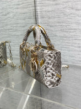 Load image into Gallery viewer, DR532 Small Lady D-Joy Bag(Snakeskin) / 8.5 x 4.5 x 2.5 inches / HIGHEST QUALITY VERSION