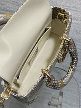 Load image into Gallery viewer, DR532 Small Lady D-Joy Bag(Snakeskin) / 8.5 x 4.5 x 2.5 inches / HIGHEST QUALITY VERSION