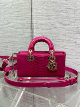 Load image into Gallery viewer, DR533 Small Lady D-Joy Bag(Snakeskin) / 8.5 x 4.5 x 2.5 inches / HIGHEST QUALITY VERSION