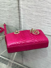 Load image into Gallery viewer, DR533 Small Lady D-Joy Bag(Snakeskin) / 8.5 x 4.5 x 2.5 inches / HIGHEST QUALITY VERSION