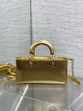 Load image into Gallery viewer, DR534 Small Lady D-Joy Bag(Snakeskin) / 8.5 x 4.5 x 2.5 inches / HIGHEST QUALITY VERSION