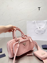 Load image into Gallery viewer, PD246 Nappa antique Leather Multi-Pocket Shoulder Bag / 9x4.7x2.7inch