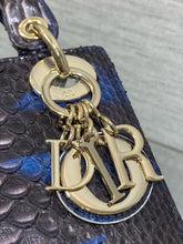 Load image into Gallery viewer, DR574 Mini Lady Dior Bag(Snakeskin) / 6.5 x 6 x 3 inches / HIGHEST QUALITY VERSION