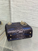 Load image into Gallery viewer, DR573 Mini Lady Dior Bag(Snakeskin) / 6.5 x 6 x 3 inches / HIGHEST QUALITY VERSION