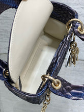 Load image into Gallery viewer, DR573 Mini Lady Dior Bag(Snakeskin) / 6.5 x 6 x 3 inches / HIGHEST QUALITY VERSION