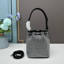 Load image into Gallery viewer, PD220 Satin Mini-bag with Crystals / 7.7x3.9x6.1inch