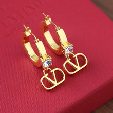 Load image into Gallery viewer, JW755 Valentino Garavani Mini VLogo Signature Metal Earrings