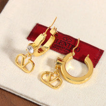 Load image into Gallery viewer, JW755 Valentino Garavani Mini VLogo Signature Metal Earrings