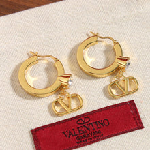 Load image into Gallery viewer, JW755 Valentino Garavani Mini VLogo Signature Metal Earrings
