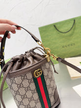 Load image into Gallery viewer, GC551 Ophidia GG Bucket Bag / 6.3"W x 7.1"H x 2"D