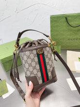 Load image into Gallery viewer, GC551 Ophidia GG Bucket Bag / 6.3"W x 7.1"H x 2"D