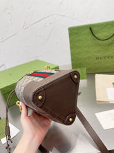 Load image into Gallery viewer, GC551 Ophidia GG Bucket Bag / 6.3"W x 7.1"H x 2"D