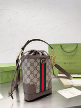 Load image into Gallery viewer, GC551 Ophidia GG Bucket Bag / 6.3"W x 7.1"H x 2"D