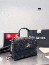 Load image into Gallery viewer, CC758 Flap Bag with Top Handle / 6.6 × 9.8 × 4.7 in