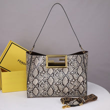 Load image into Gallery viewer, FF181 Leather Large Shoulder Bag / 15.7x7.1x11.8inch