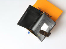 Load image into Gallery viewer, LB1184 LV Vertical Compact Wallet / 3.5 x 4.7 x 0.4 inches