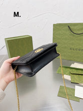 Load image into Gallery viewer, GC557 GG Marmont Chain Wallet / 7.1x4.3x1.5inch