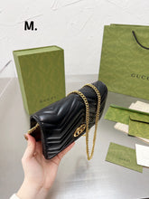 Load image into Gallery viewer, GC557 GG Marmont Chain Wallet / 7.1x4.3x1.5inch