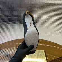 Load image into Gallery viewer, SE1491 Rene Caovilla Margot Black And Silver Ankle Boot 105 / Size4-12