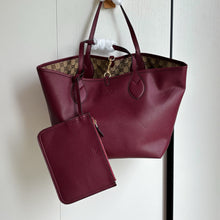 Load image into Gallery viewer, GC756 Gucci Totissima Large Reversible Tote Bag / W11.8" (19.7") x H10.6" x D9.1"