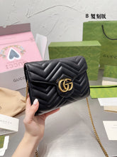 Load image into Gallery viewer, GC558 GG Marmont Chain Wallet / 8"W x 5"H x 1.5"D